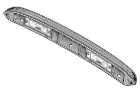 FANALE POSTERIORE LUCE TARGA FIAT PUNTO/PUNTO CABRIO