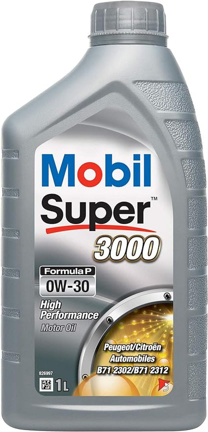 152170 Olio Motore Mobil Super 3000 Formula P 0W-30 1 Litro - Peugeot / Citroën